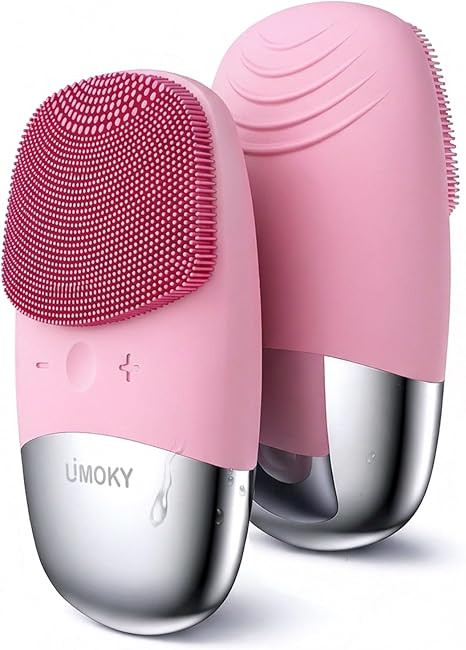 Facial Cleansing Brush, 3-in-1 Electric Silicone Face Scrubber, Vibrating Massager, IPX7 Waterpro... | Amazon (US)