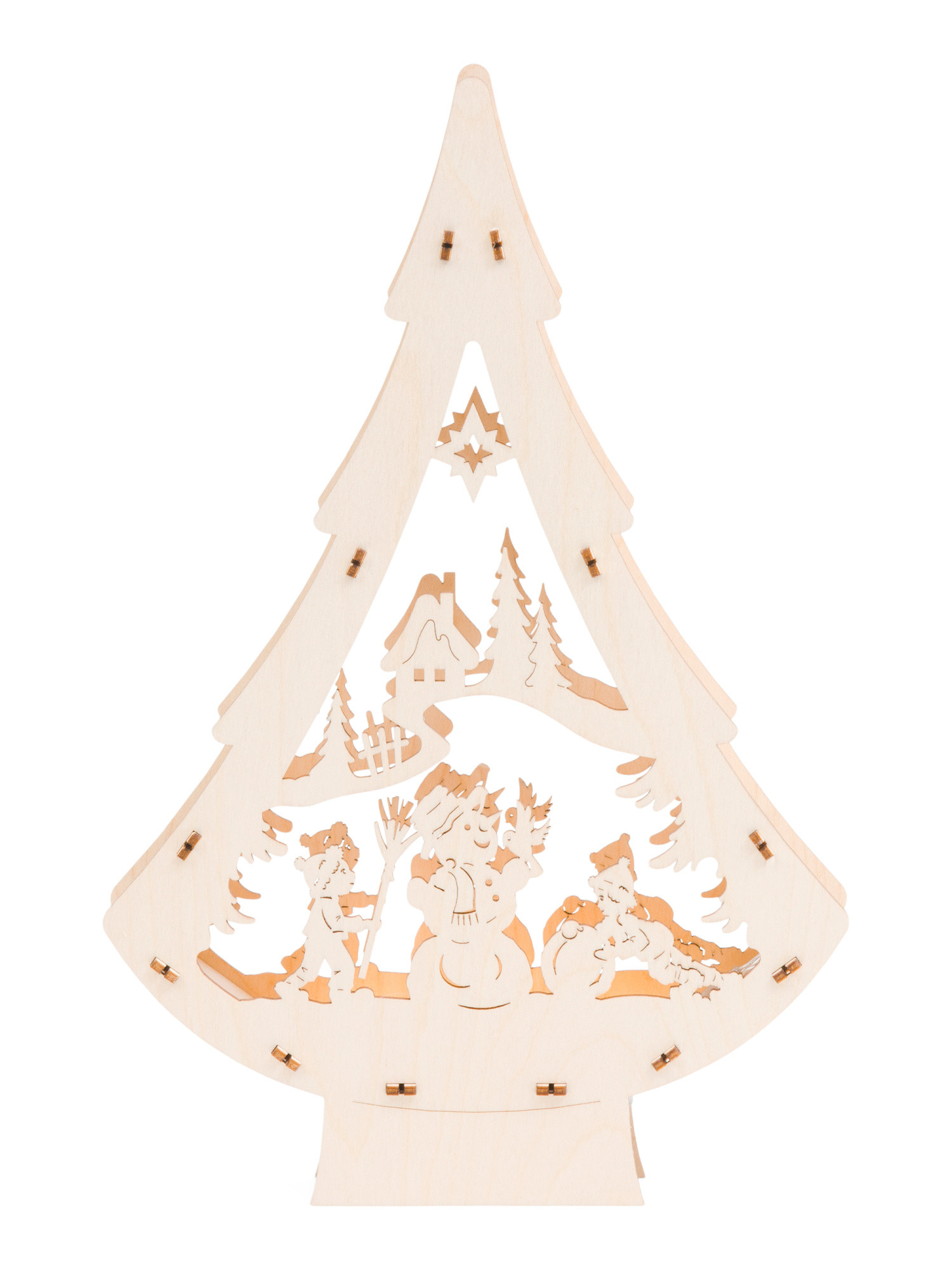 Made In Germany 12x8 Tree Snowman Scene Luminary Decoration | Pillows & Decor | Marshalls | Marshalls
