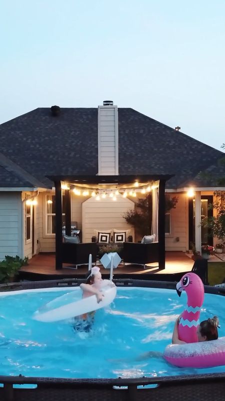 Our go to pool items including our favorite above ground pool ! 

#LTKhome #LTKSeasonal #LTKVideo