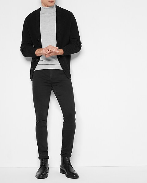 Super Skinny Black Hyper Stretch Jeans | Express
