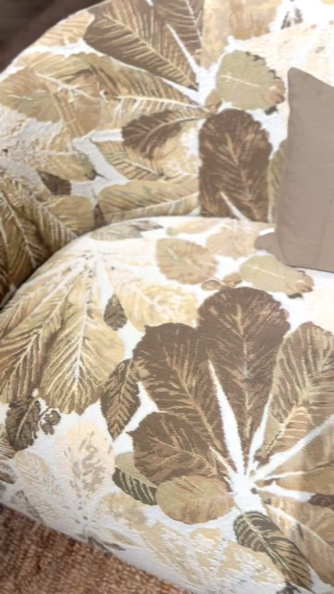 A curved loveseat that instantly elevates the room.
Perfect in a bedroom corner or styled at the foot of the bed — it creates a refined, intentional moment with very little effort.
The large Botanic Leaves pattern feels fashion-forward and modern, adding just the right amount of statement without overpowering the space.
Currently on a deep discount at Arhaus — definitely worth a look.

#loveseat #curvedsofa #botanicalprint #botanicleaves #accentseating #bedroomdesign #bedroomcorner #endofbedbench #homestyling #interiordesign #modernhome #statementpiece #fashionforward #cozycorner #furnituredesign

#LTKHome #LTKFestival #LTKSaleAlert