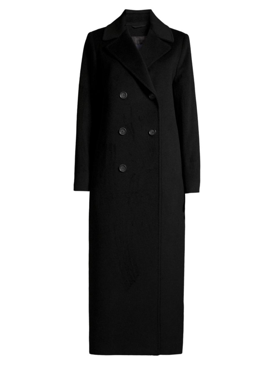 Cinzia Rocca Icons Double-Breasted Long Coat | Saks Fifth Avenue