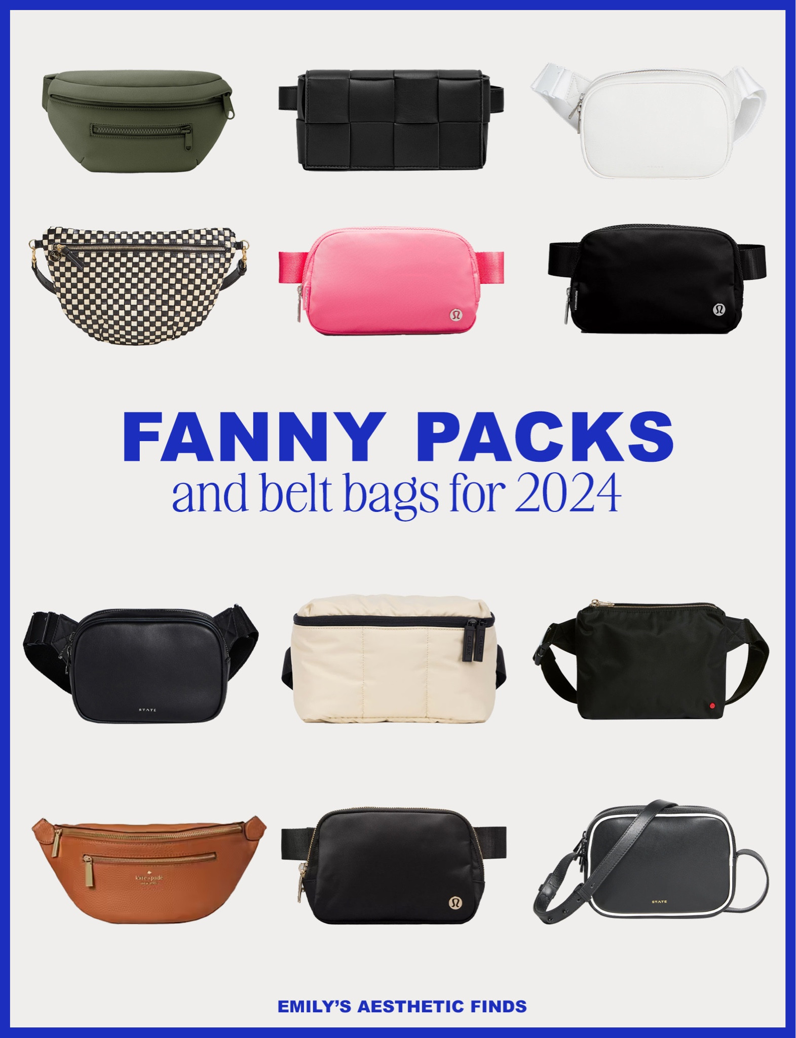Top belt bags, fanny packs, and crossbody bags for 2024!

#LTKstyletip #LTKfindsunder100