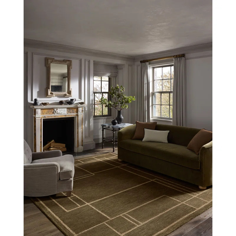 Jeremiah Brent x Loloi Barrow Olive / Natural Area Rug | Wayfair | Wayfair North America