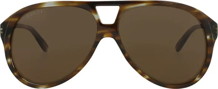 Gucci 59mm Fashion Aviator Sunglasses | Nordstromrack | Nordstrom Rack