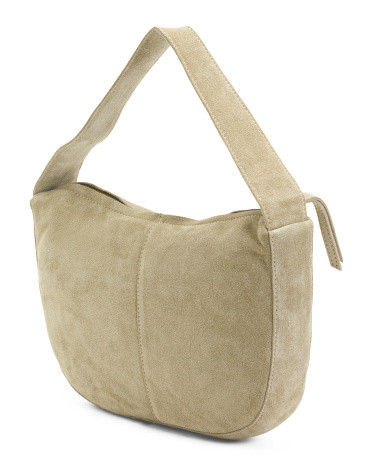 Suede Stella Multi-Pocket Shoulder Bag | TJ Maxx