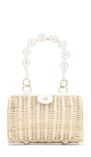 BTB Los Angeles Page Leather Clutch in Tan. | Revolve Clothing (Global)