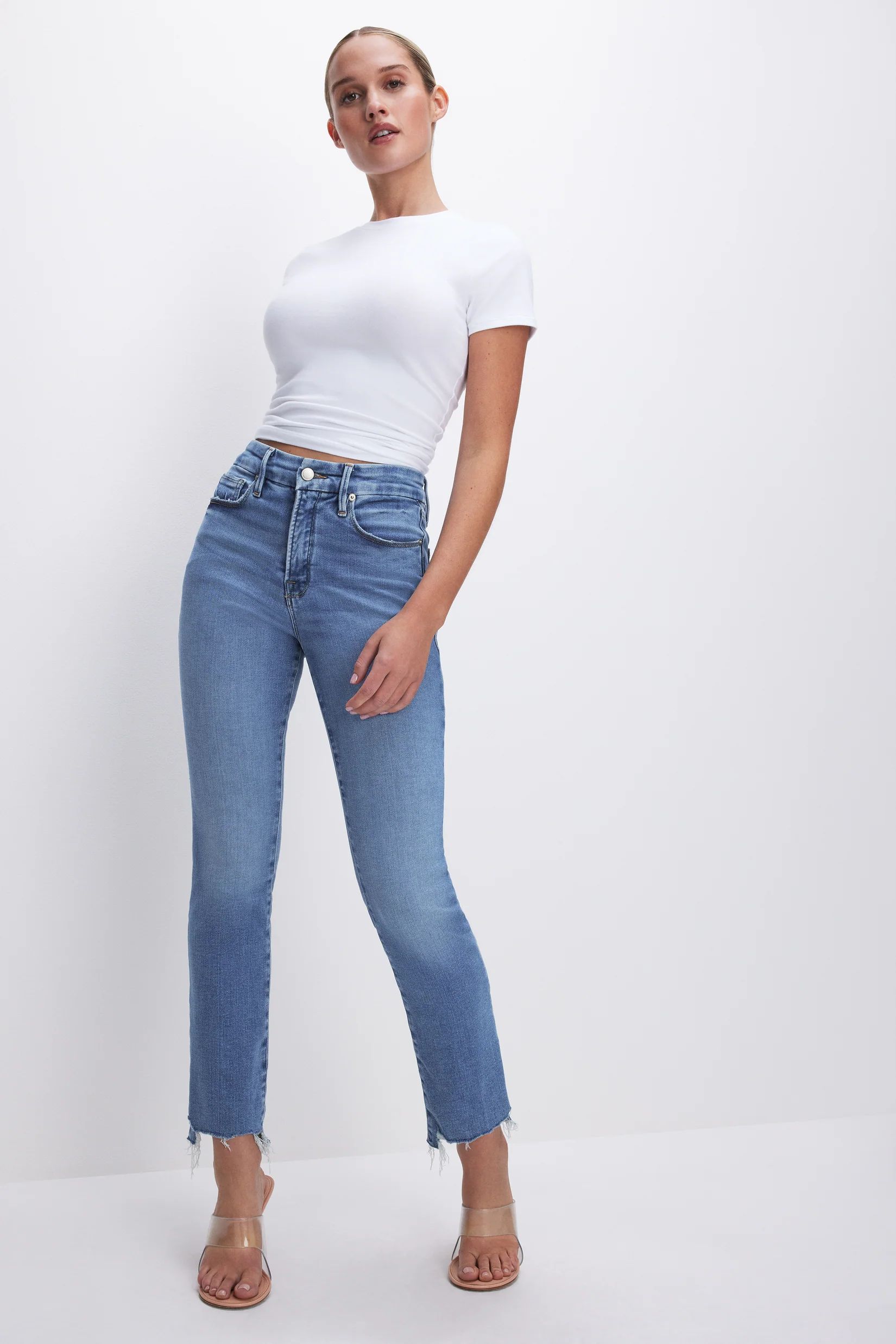 SOFT-TECH GOOD LEGS STRAIGHT JEANS | Good American