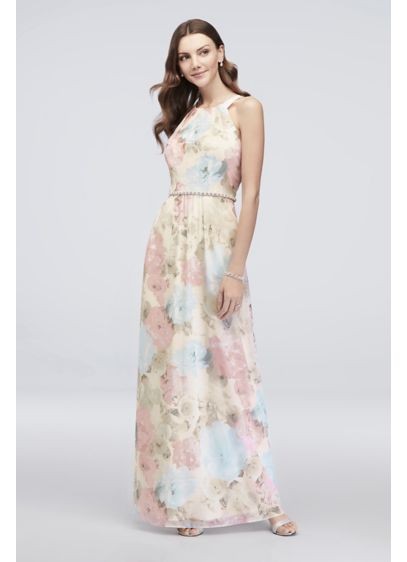 long floral mother of the bride dresses