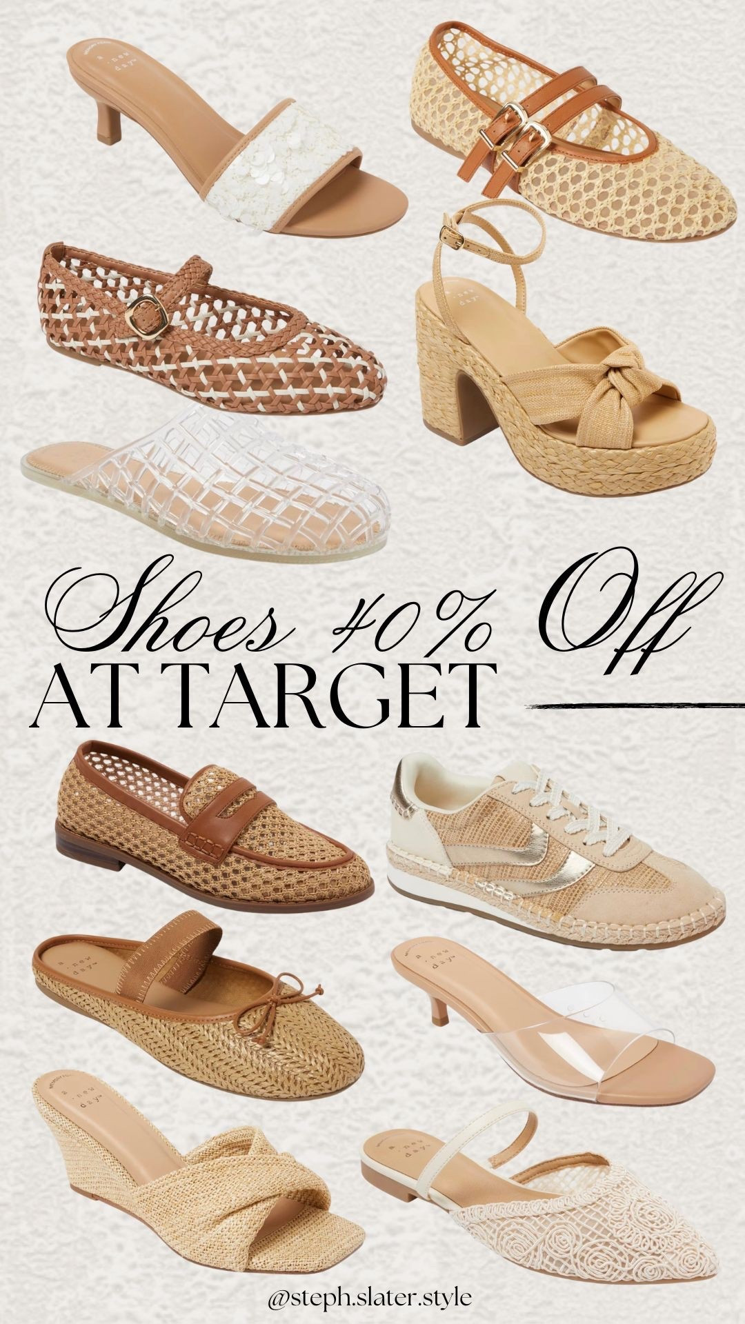 40% off the cutest shoes at Target  

#LTKSaleAlert #LTKSeasonal