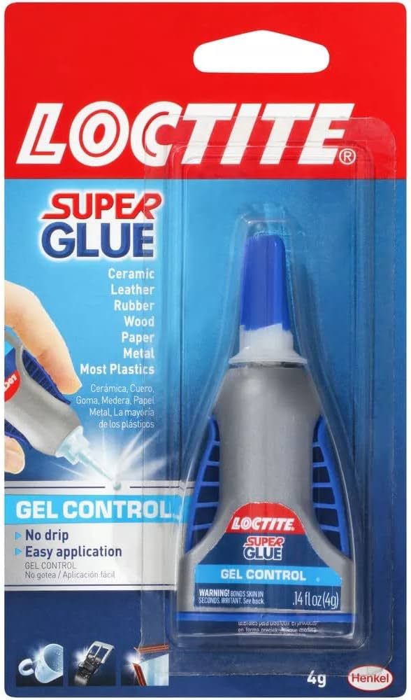 Loctite Super Glue Gel Control, Clear Superglue for Plastic, Wood, Metal, Crafts, & Repair, Cyano... | Amazon (US)