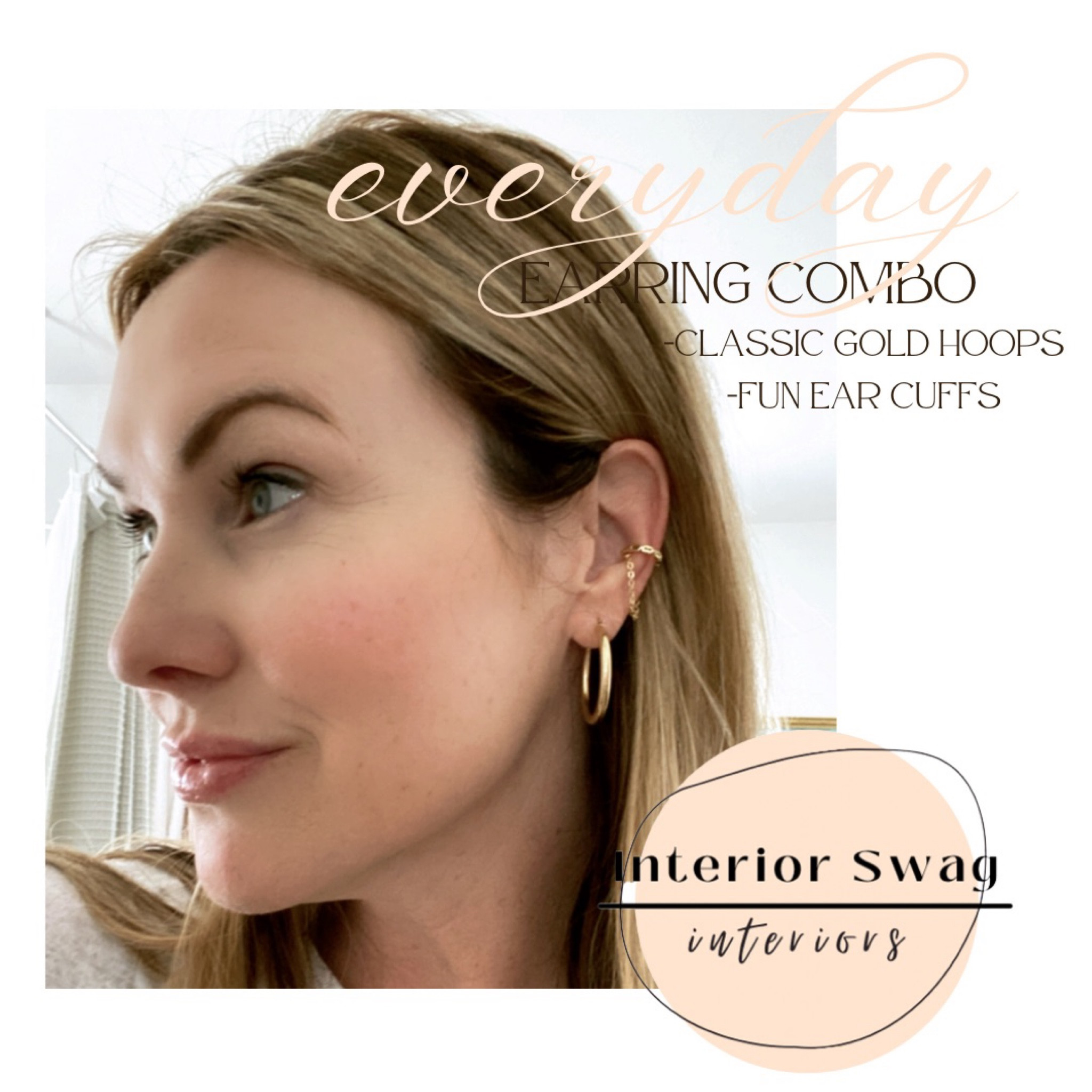 My everyday earring combo
Classic gold hoops, earring cuffs
Gold ear cuffs
Amazon

#LTKunder50 #LTKbeauty #LTKsalealert