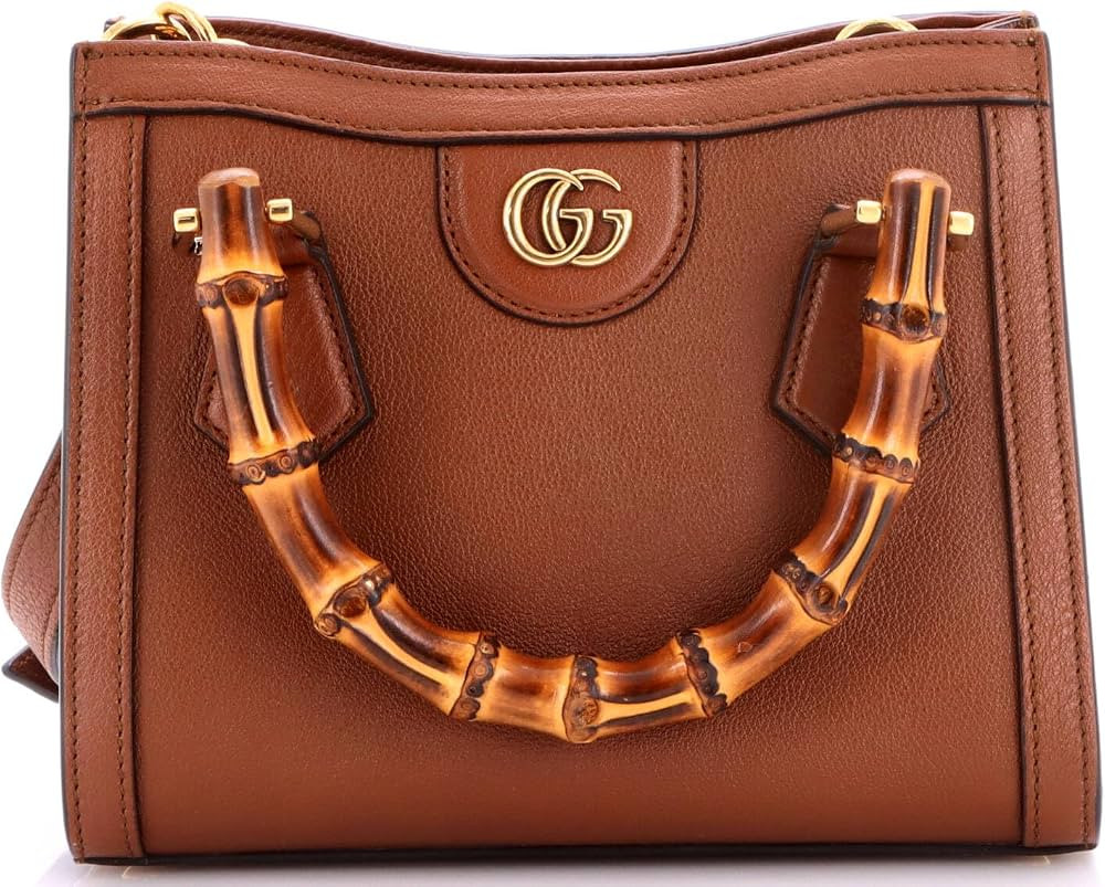 Amazon.com: Gucci, Pre-Loved Diana NM Bamboo Handle Tote Mini, Brown : Amazon Luxury | Amazon (US)