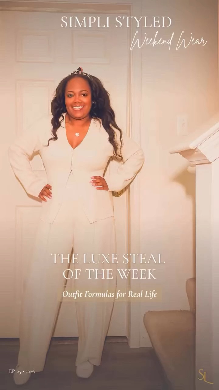 Let’s talk about it…

This entire outfit is under $65.

Cardigan + pants set from Walmart
Loafers from Old Navy (under $15)

And if I didn’t tell you that… you probably wouldn’t know.

That’s the difference between just getting dressed
and styling with intention.

Because yes, I mixed in a few investment pieces
(my bag + scarf)… but the foundation?

Affordable.

And that’s what makes the look feel balanced, elevated, and real.

Also… this set comes in multiple colors and is already selling out
so if you’ve been looking for an easy, polished everyday outfit—

this is your sign.

I linked this set + similar options in my ShopMy and LTK.

Luxury doesn’t always mean expensive.
Sometimes it just means styled well.

Now tell me…
which color are you picking?

#SimpliLuxe
#LuxeForLess
#WalmartFashionFinds
#AffordableLuxury
#PetiteCurvyStyle
EverydayLuxury
StyleOnABudget
CapsuleWardrobeStyle

#LTKOver40 #LTKgrwm #LTKootd