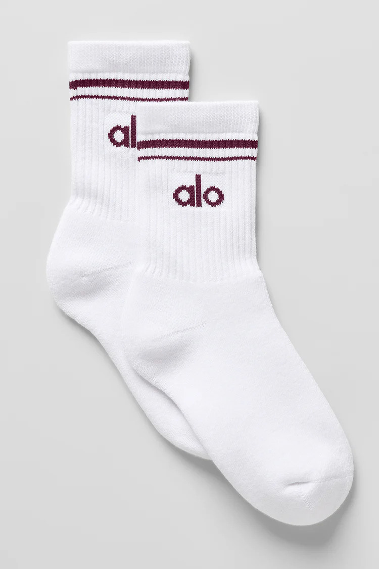 Unisex Half-Crew Throwback Sock | Alo Yoga (US)