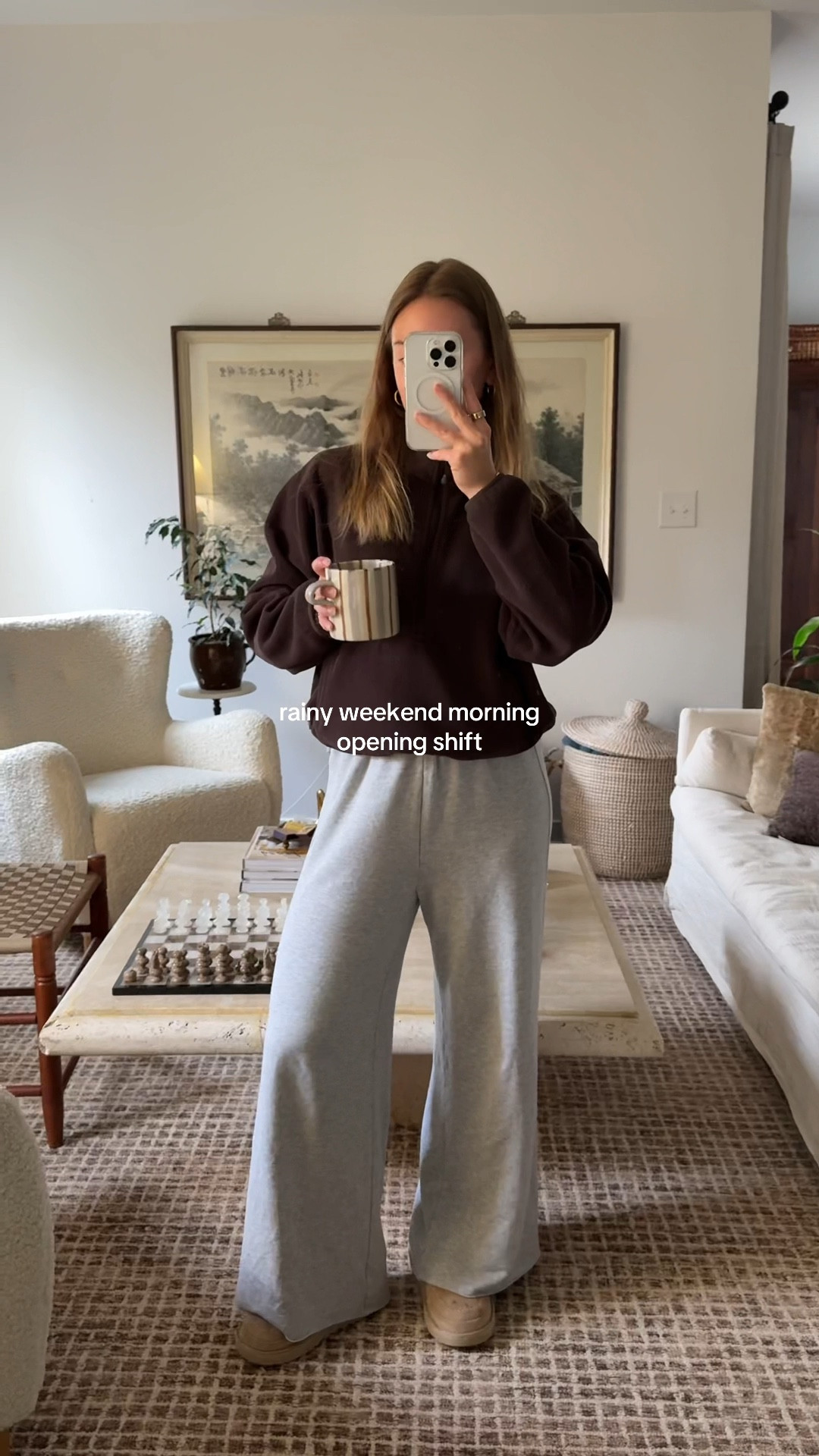 10/17/25 A slow, rainy morning — my favorite kind of start to the weekend. Linked my comfy Aritzia + Aerie loungewear, my go-to Chemex pour-over setup with the Amazon kettle I use daily, our linen Amazon shades + curtains that make every room feel softer, and the Rugs USA rugs we’ve used throughout the house for that cozy, grounded vibe. 🤍

#LTKHome #LTKSeasonal #LTKStyleTip