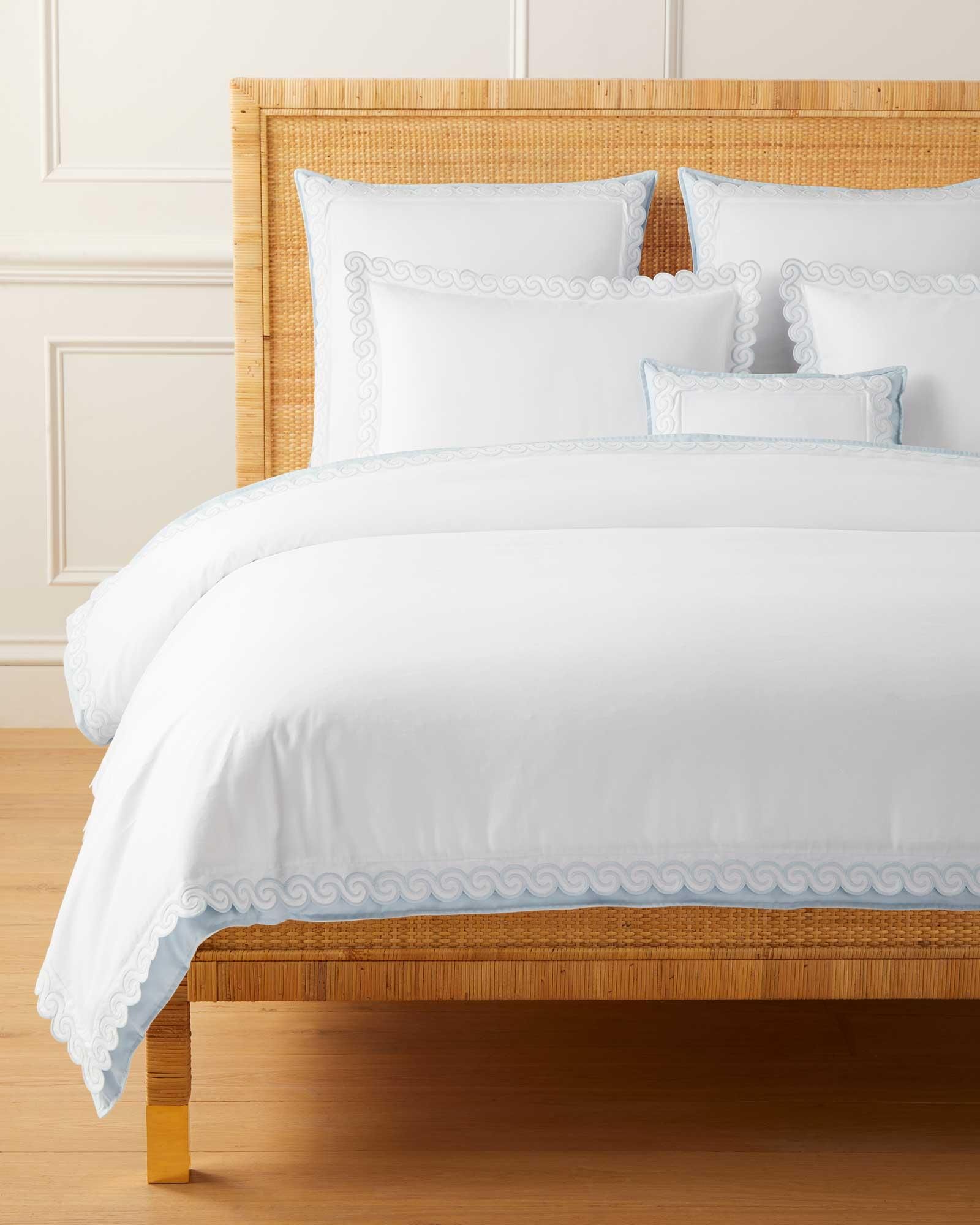 Cape May Sateen Duvet Cover | Serena and Lily