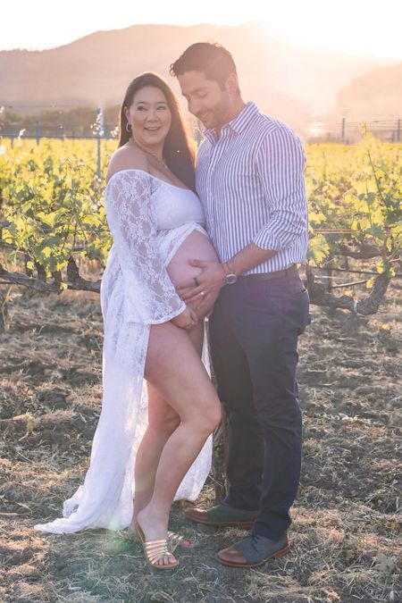 Maternity photo shoot dress, white lace maternity shoot dress, maternity shoot, pregnancy photo shoot, pink blush maternity 

#LTKfindsunder100 #LTKbump #LTKfamily