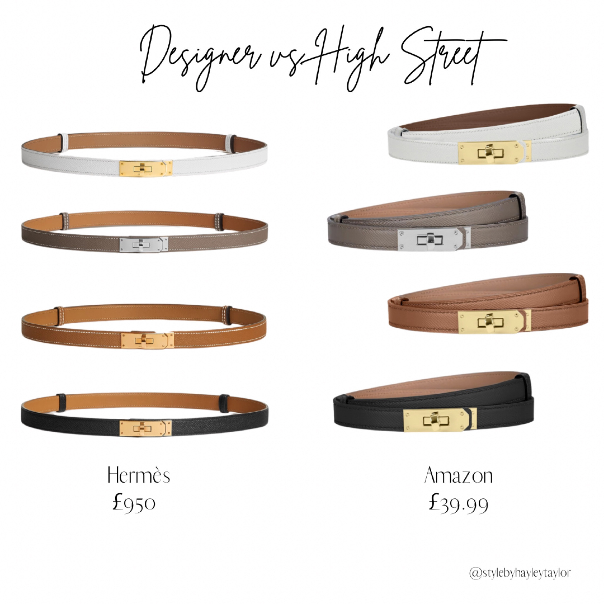 Designer vs High Street ✨ there’s nothing more classic and timeless than a Hermès Kelly belt. The big question is; Splurge or Save? 

#LTKluxury #LTKstyletip #LTKautumn