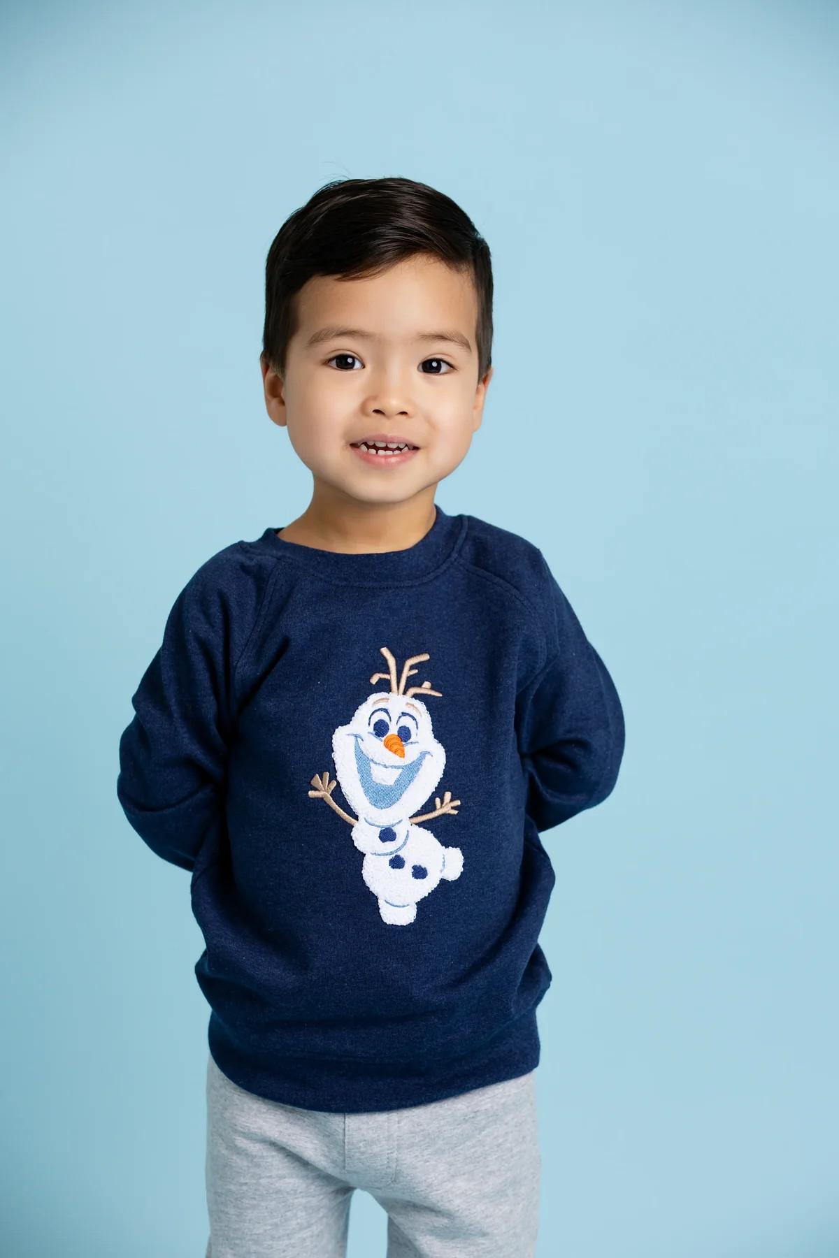 Embroidered Crewneck Sweatshirt - Organic Baby, Toddler, & Kids Clothes - Monica + Andy | Monica + Andy