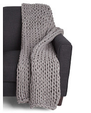 Adalina Chunky Knit Throw | TJ Maxx