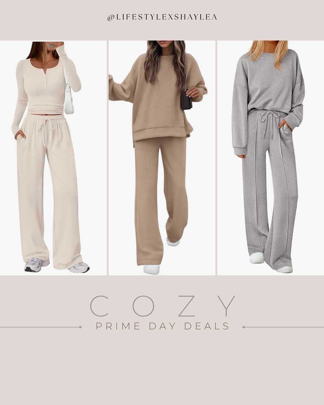 I found the perfect cozy loungewear sets on Amazon! ☁️ Comfy, stylish, and perfect for lounging around or running errands. 

#cozy #loungewear #amazonfashion #primeday #primedaydeals #lounge #comfort #amazonprime #amazon #amazonfinds  #fashion #amazonfashion #fall #fallfashion #womensfashion

#LTKSeasonal #LTKSaleAlert #LTKFindsUnder50
