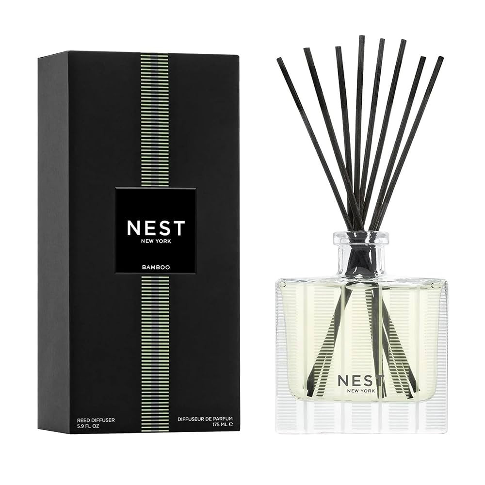 NEST New York Reed Diffuser, Bamboo - 5.9 fl oz - Fragrance for Up to 90 Days - Reusable, Refilla... | Amazon (US)