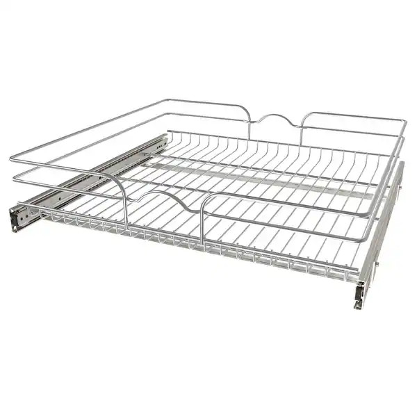 Rev-A-Shelf 5WB1-2422CR-1 24 x 22 Inch Wire Basket Pull Out Cabinet Organizer - 12.5 | Bed Bath & Beyond