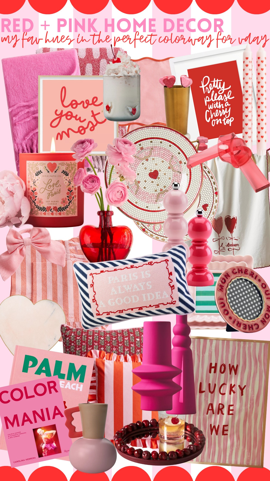 red + pink home decor 🎀 my fav hues in the perfect colorway for vday … 

#LTKHome #LTKFamily #LTKSeasonal