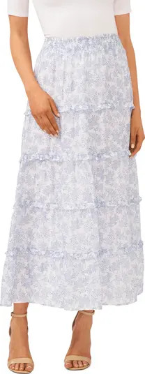 Smocked Tiered Maxi Skirt | Nordstrom