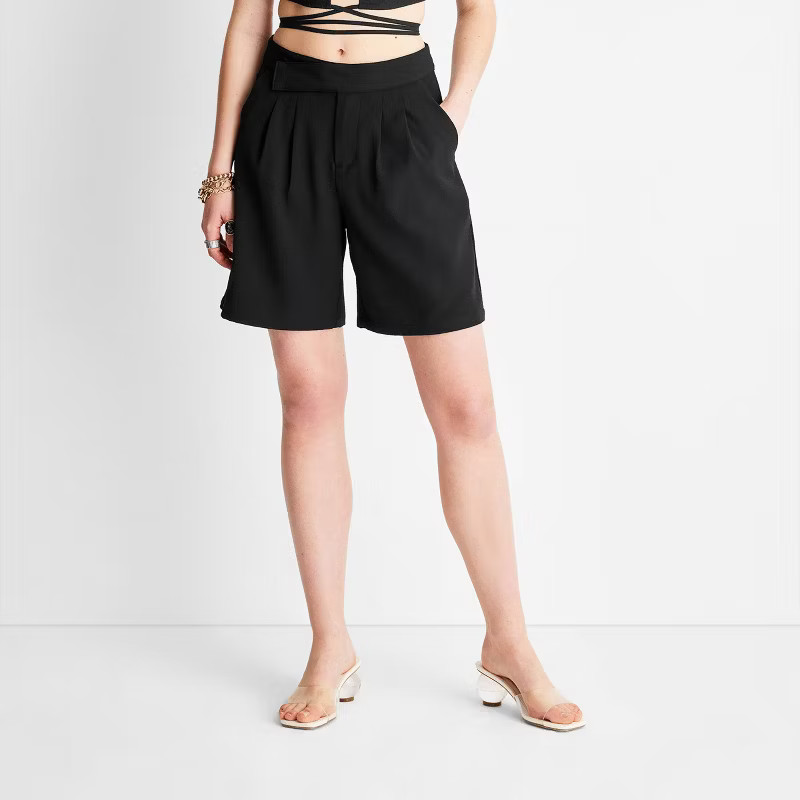 Women's Relaxed Trouser Shorts - Future Collective™ with Alani Noelle | Target