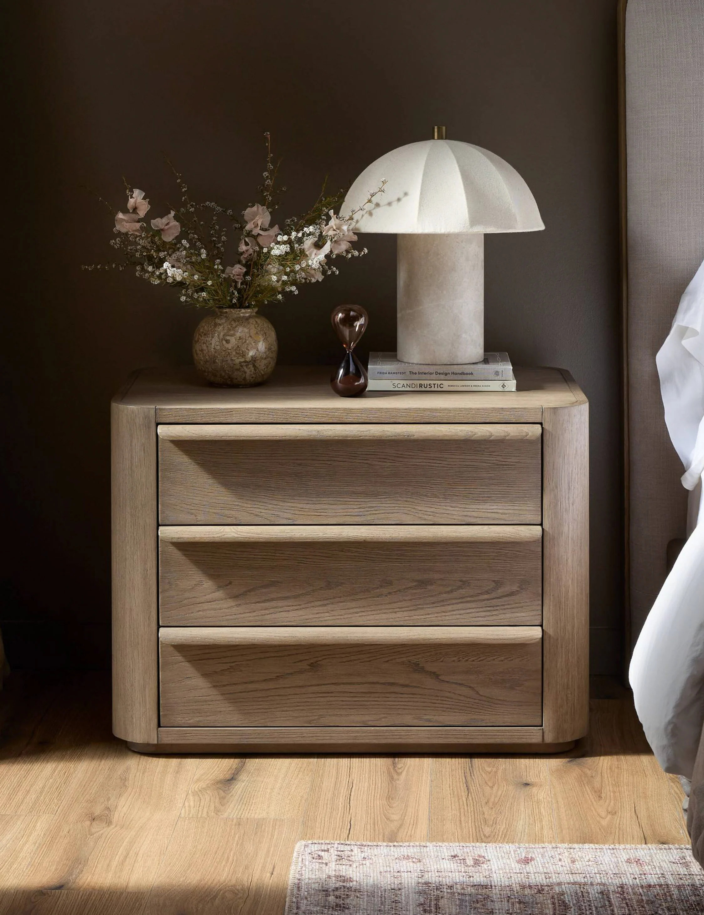 Silvano Nightstand, Natural Oak | Lulu and Georgia 