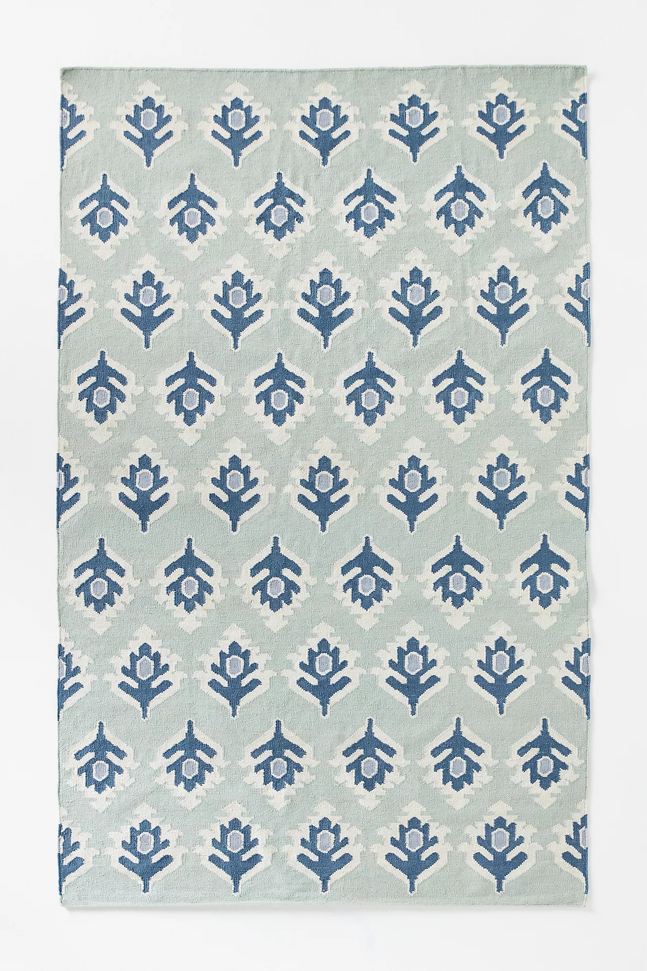 Flatwoven Indoor/Outdoor Floral Rug | Anthropologie (US)