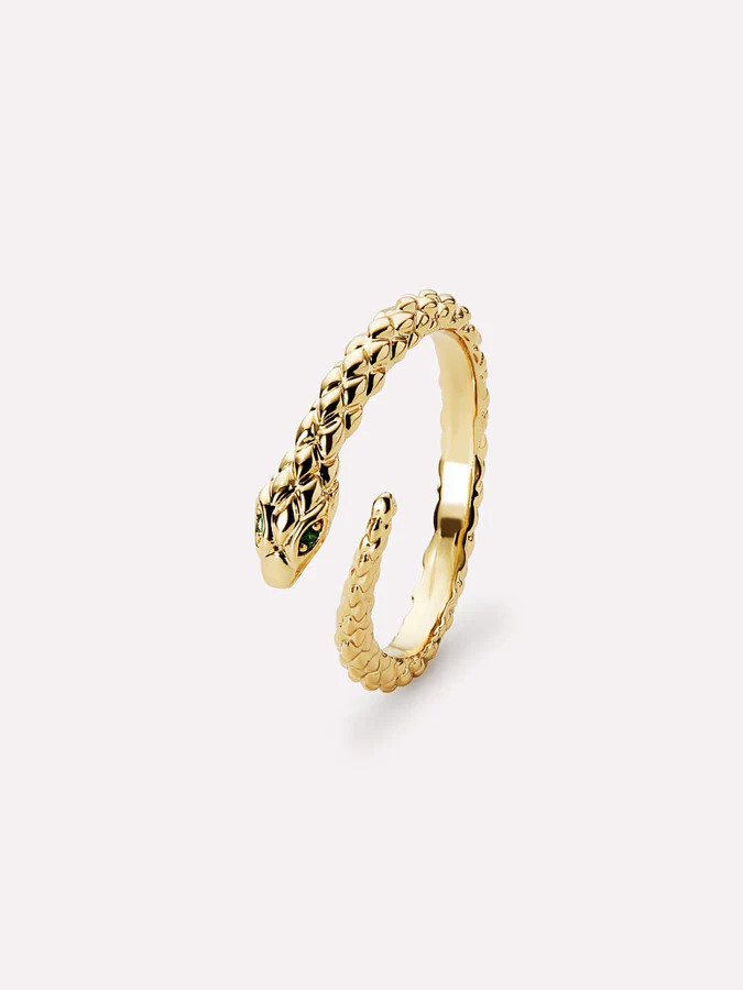 Gold Snake Ring | Ana Luisa