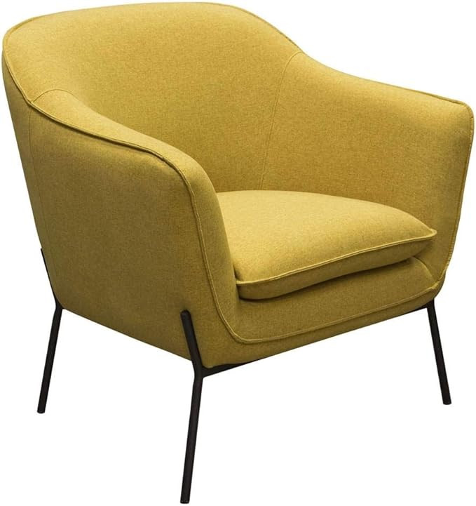 Diamond Sofa Upholstered Chair in Yellow | Amazon (US)