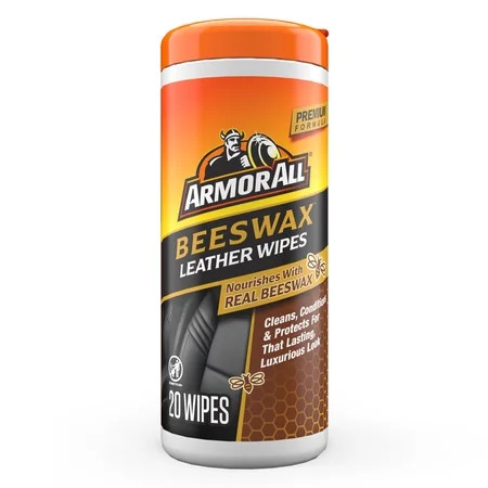 Armor All Leather Car Cleaning Wipes With Beeswax, 20 Count | Walmart (US)