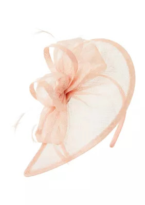 Sinamay Feather Trim Fascinator | Belk