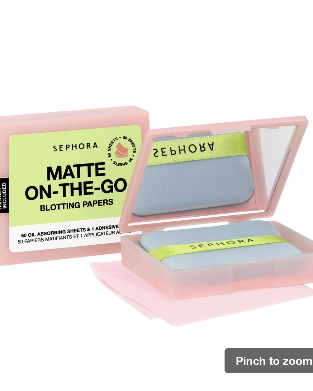 These blotting papers are great and 30% off (only $8!!!). I really like the mirror case they come in too. 30% off all Sephora Collection through 7/7 with code SAVESC.

#LTKSaleAlert #LTKBeauty #LTKselfcare