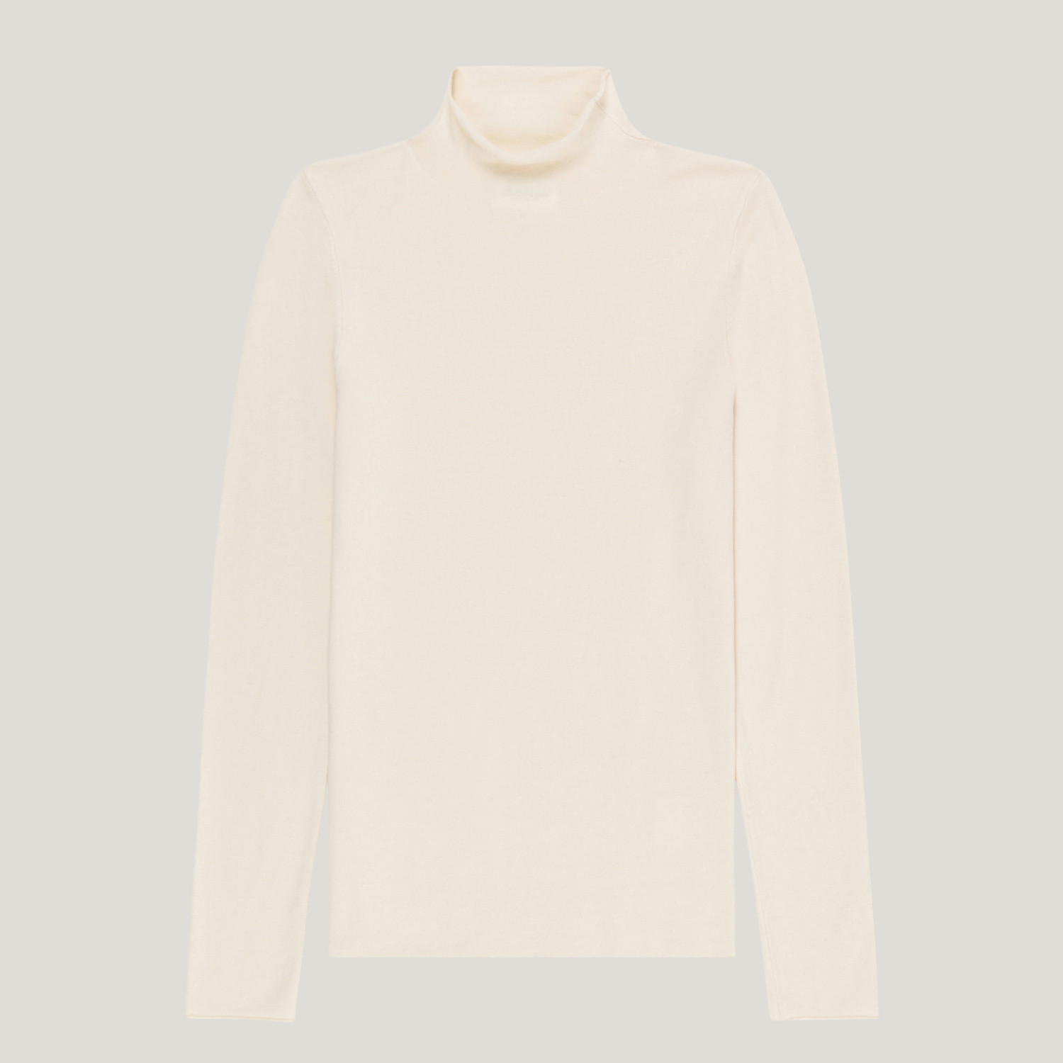 MOD Mock Turtleneck - Bone | EllandEmm