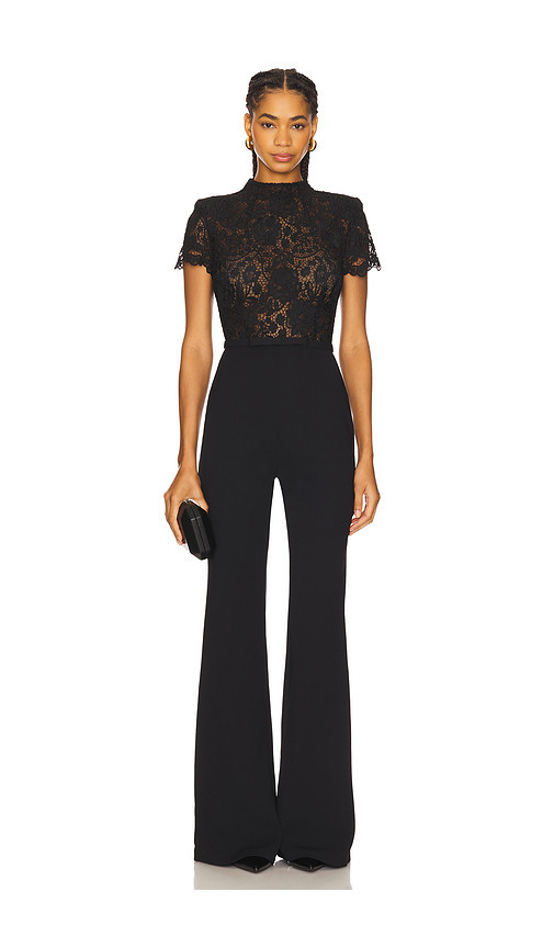 Nadine Merabi Harriet Jumpsuit in Black. Size 10/L | Revolve Clothing (Global)