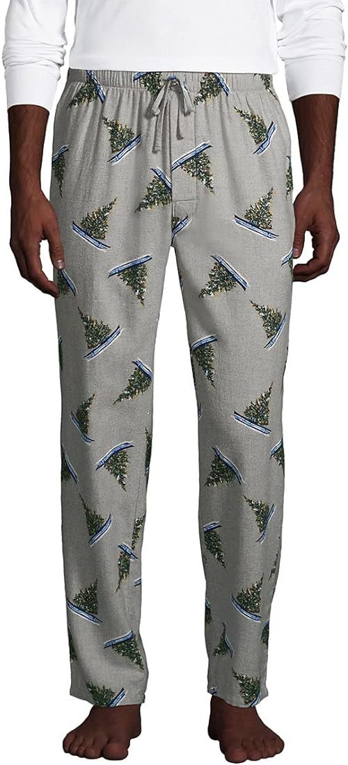 Lands' End Men's Flannel Pajama Pants | Amazon (US)