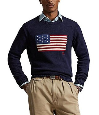 Polo Ralph Lauren Iconic Flag Sweater - M | Dillard's