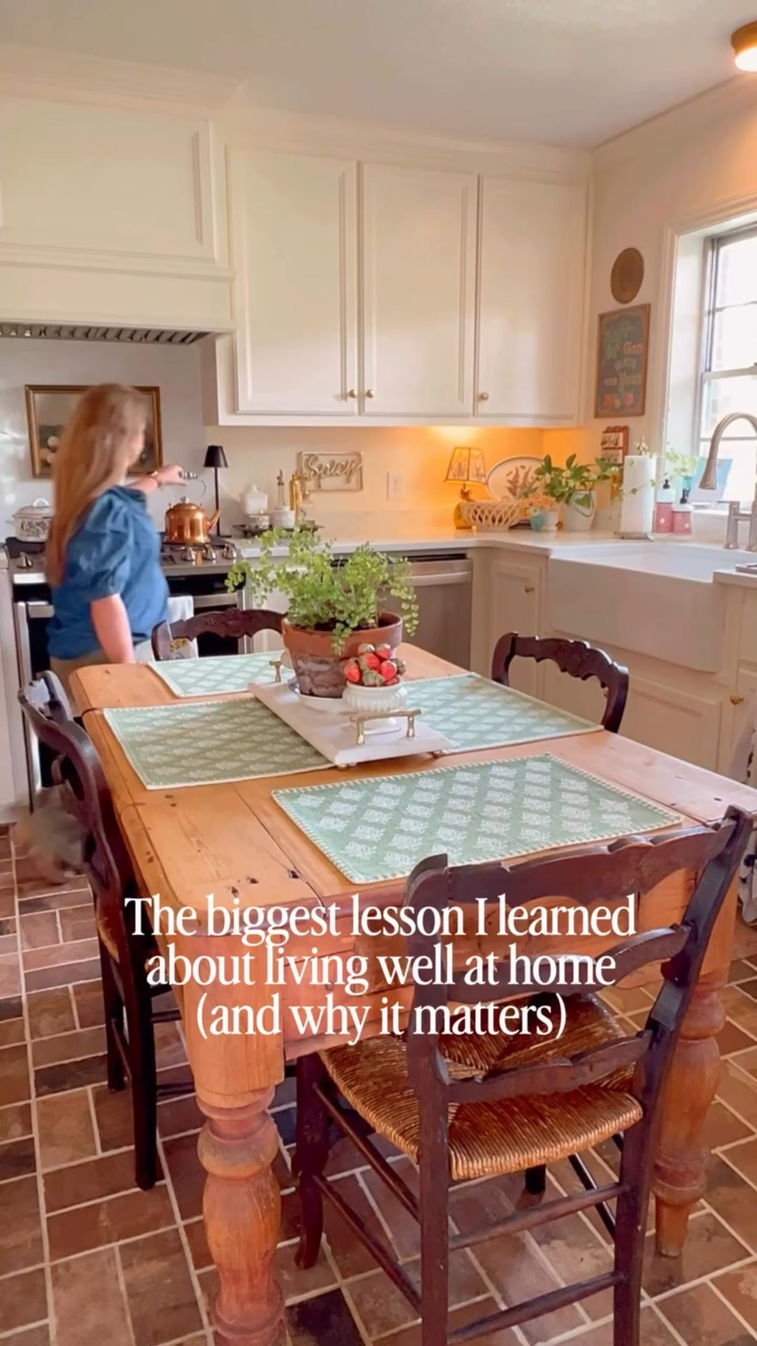The biggest lesson I’ve learned about living well at home is this: rituals matter. Not as a means to an end, but as a way of paying attention to the life we’re living right now.

Rituals aren’t about making life look pretty or perfect. They simply help us *experience* it more fully and more beautifully.

As Alexandra Stoddard so beautifully wrote: “Rituals and details are not ends but steppingstones, tools to aid us in the enjoyment of the actual process of living as fully and creatively as we possibly can.”

I’ve learned that when I honor the current season and choose not rush past it, my home becomes a place of dignity, vitality, and joy. 

Lighting the candle because it makes things look cozier. Using my “good dishes” for a regular weeknight meal because today is worth celebrating.
Really, just letting small habits reinforce what I value most.

“Living well is a habit,” Alexandra reminds us, “and rituals improve and reinforce good life habits.”

And that’s why this matters. A life well-lived is more than just the grand gestures. It’s shaped by the daily ones.

#storykeeperstyle #meaningfulhomedecor
•
•
•
•
•
•
Vintage Decor | Home Inspiration | Collected Home | Traditional Home | Sentimental Style | Curating Joy | The Sentimental Decorator | Joyful Rituals of Home | Sentimental Home | Homes with a Story
#thesentimentaldecorator #sentimentalstyle  #sentimentaldecor