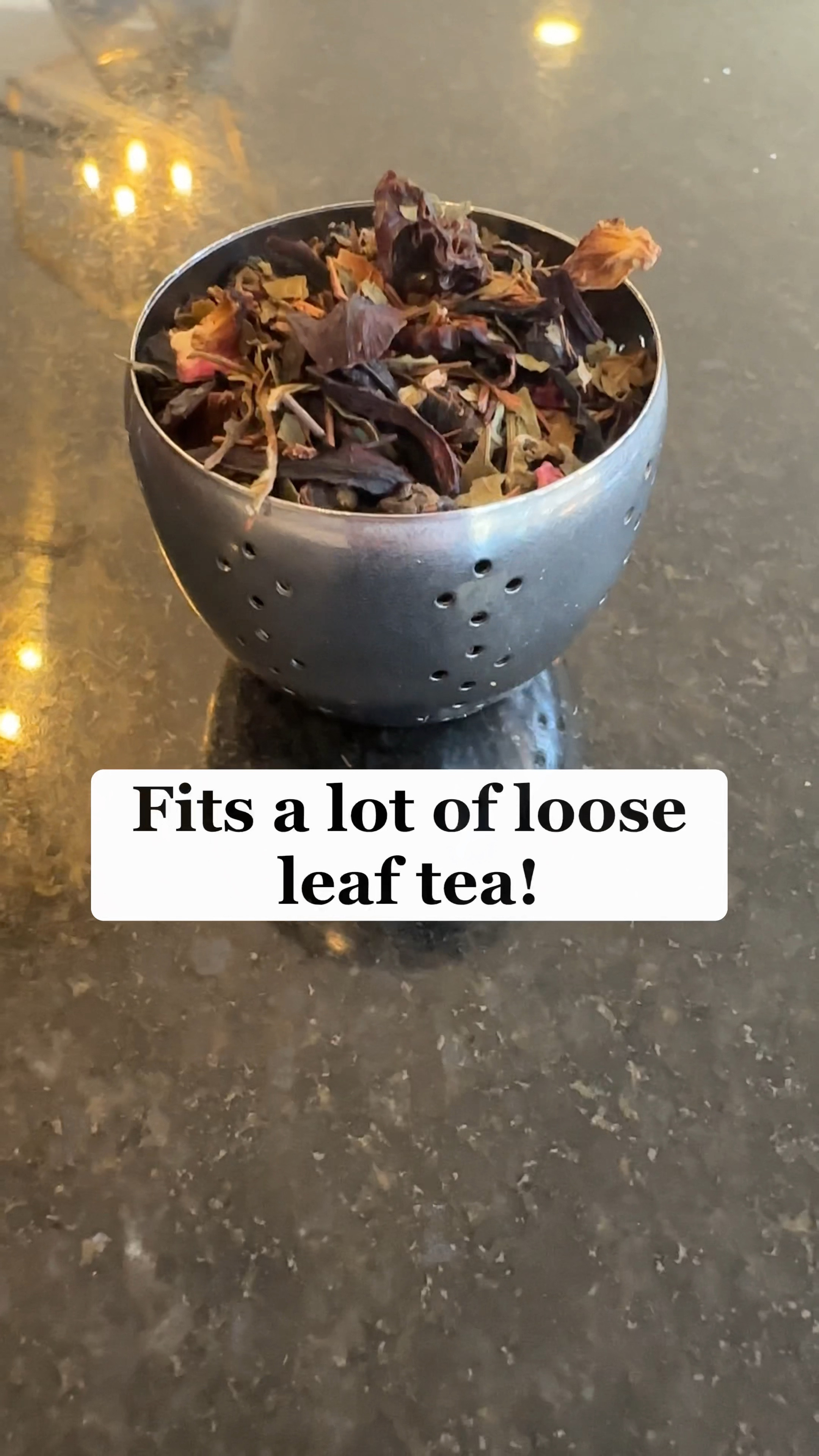 I love this tea steeper ball! Its a pretty purple and can fit as little or as much loose leaf tea as you desire.

This kitchen gadget is an Inexpensive amazon find that makes a perfect gift for mothers day, birthday gift, teachers appreciation or christmas stocking stuffer

Amazon kitchen & home finds
#tealover #tea #teabag #amazonfinds #amazonhome

#LTKVideo #LTKfamily #LTKhome