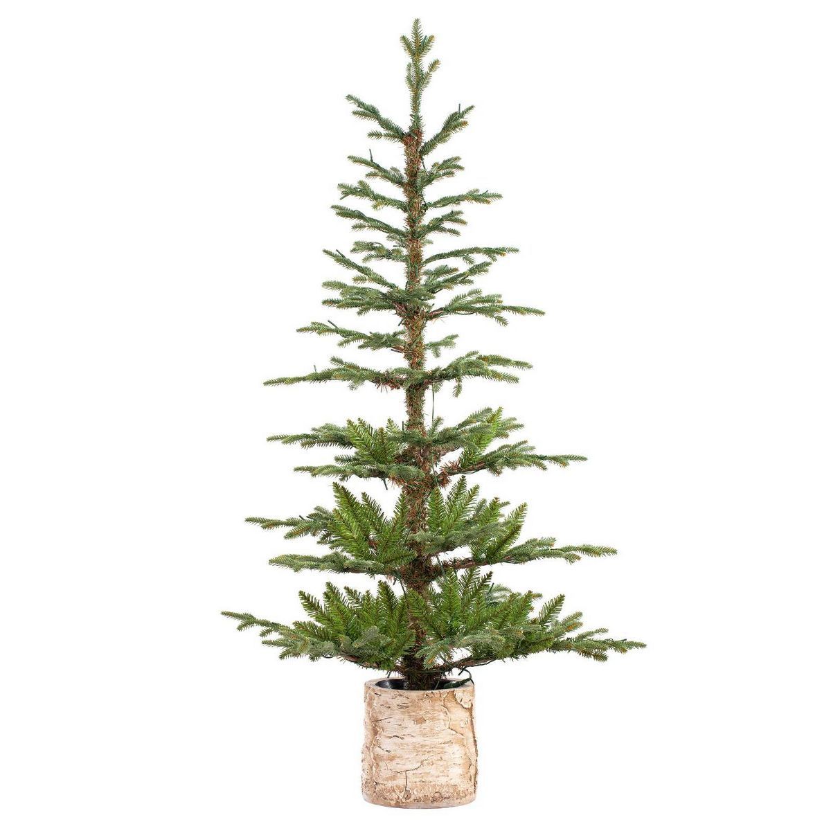 5ft Pre-Lit LED Timberland Fir Artificial Potted Christmas Tree - Haute Décor | Target