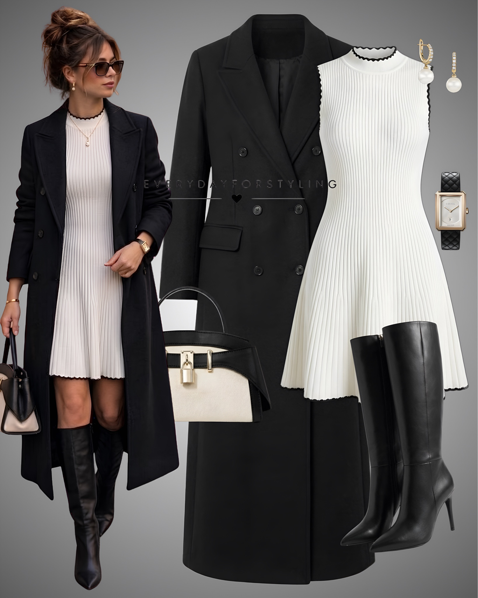 Use Code “WUS9everydayforstyling7749” to enjoy exclusive discounts! ✨💃 on the SHEIN Store “Modelyn”
  
White pleated dress + black maxi coat — proof that a classic black-and-white look never goes out of style 🖤

fall dresses with maxi coats, fall maxi coat outfit ideas, sweater dress with long coat, ribbed midi dress fall outfit, elegant fall dress outfits for women, classy autumn outfits with dresses, long coat and knee high boots outfit, fall dress and boots outfit, sophisticated fall outfits for women, neutral fall dress outfit ideas, burgundy dress fall outfit, brown fall outfit with boots, taupe coat fall outfit, black coat and white dress outfit, chic autumn outfits for women, fall workwear dress outfit ideas, polished fall outfit ideas women, autumn layering outfits with dresses, 2026 fall fashion outfit ideas, UK and US fall fashion trends

#FallDressOutfits #MaxiCoatOutfit #FallFashion2026 #AutumnOutfits #AutumnOutfitsInspo


#LTKSeasonal #LTKTravel #LTKootd