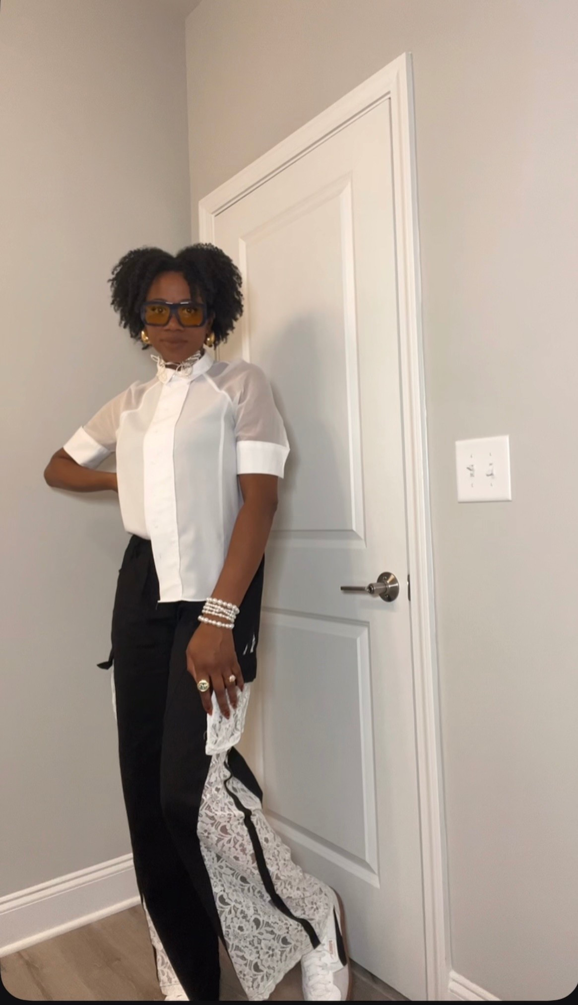 Pants are fashion nova but I linked some similar ones on Akira’s sitee