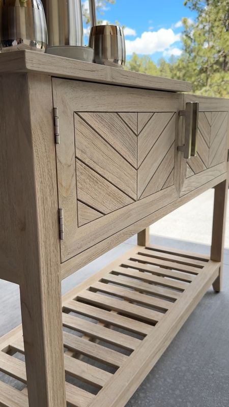 The Westport outdoor console table from Frontgate is such great quality. It has a built in beverage tub that will make hosting on the patio so much more convenient. Linking our outdoor furniture as well.

#LTKHome #LTKSeasonal #LTKVideo