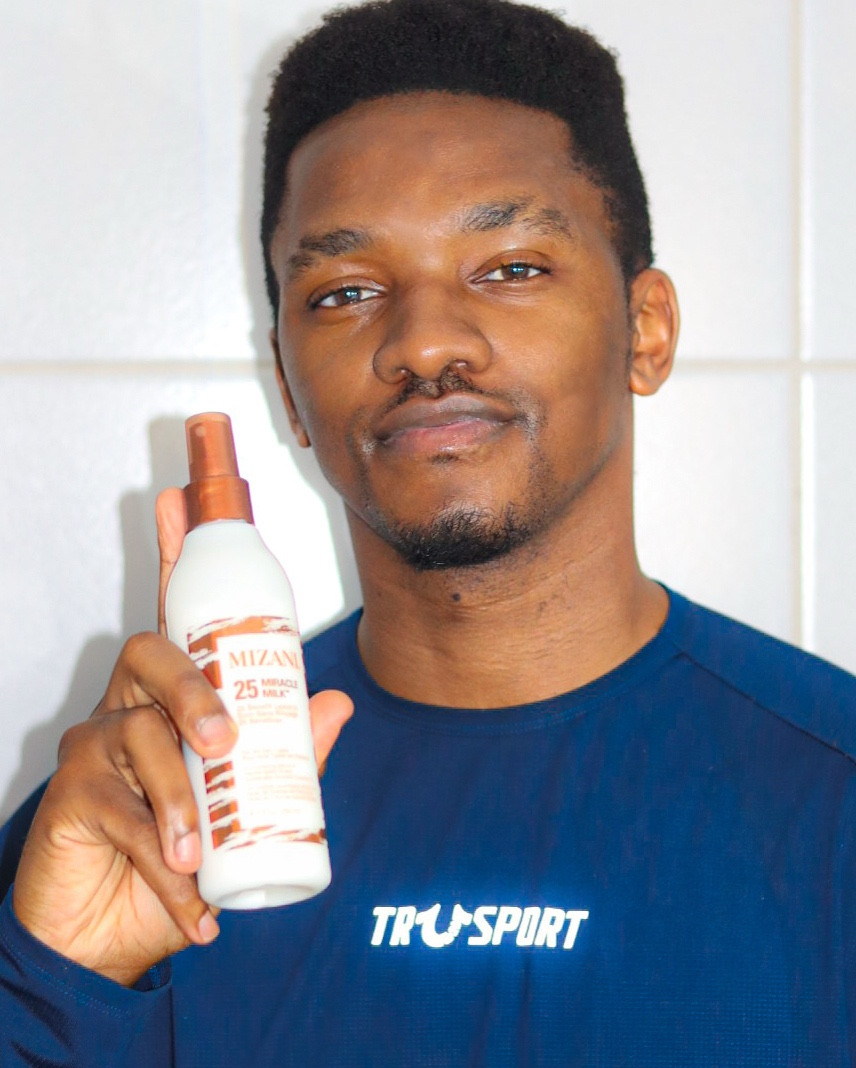 Say hello to healthy, hydrated, smooth and rich looking hair! 💆🏾‍♂️✨ The MIZANI 25 Miracle Milk is my go-to for detangling, moisturizing, and protecting my hair. It’s a must-have for all hair types—whether you’re moisturising, styling, heat-protecting, or just keeping your curls in check. #Ltkhair #haircare #mizani #truereligion 

#LTKActive #LTKFindsUnder50 #LTKStyleTip