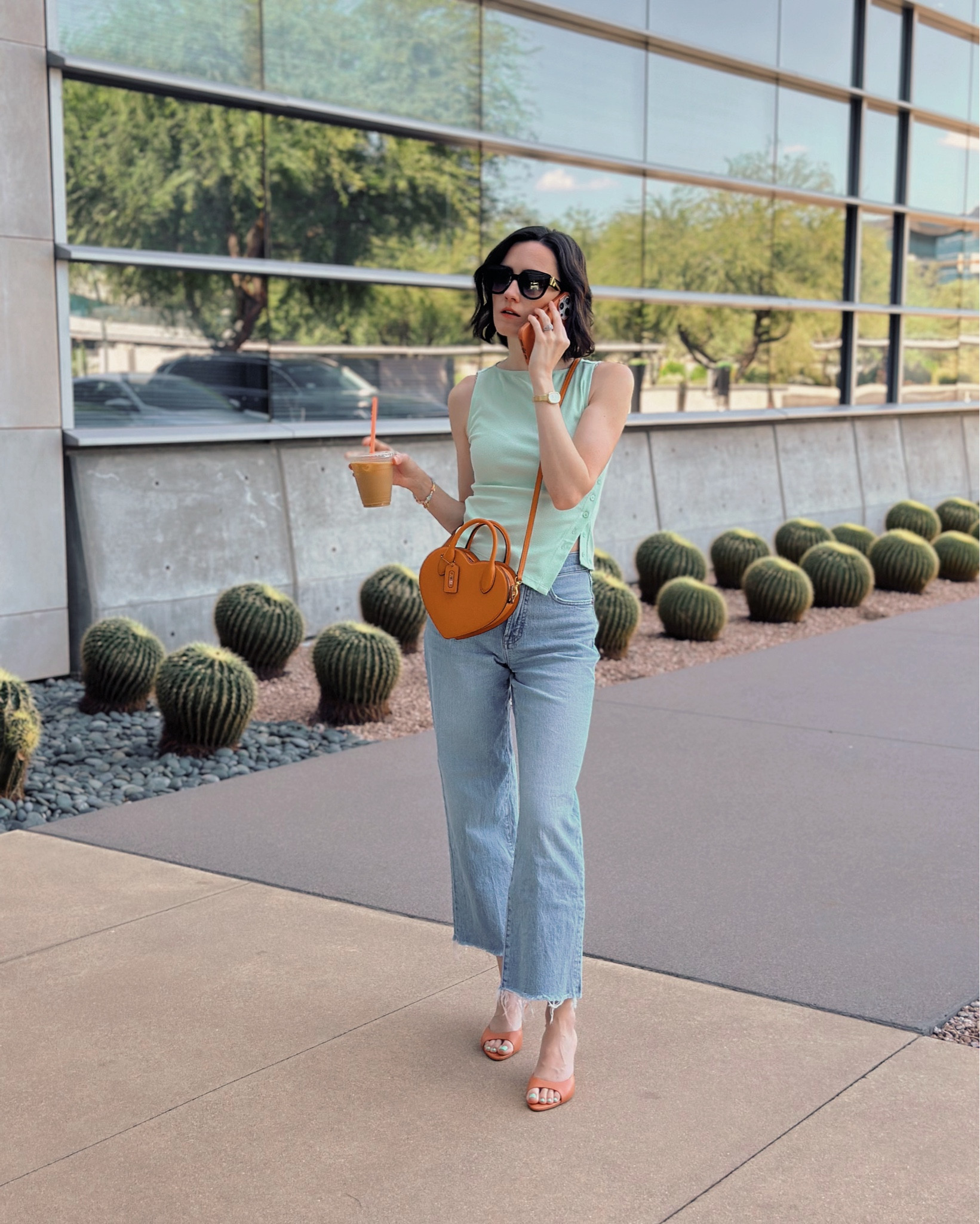 A casual TS12 listening party outfit 🧡 I know orange isn’t everyone’s fave, so I wanted to create a look that focused more on the mint green accents of TLOAS. Love how this turned out! 

#LTKStyleTip #LTKFallSale #LTKSeasonal